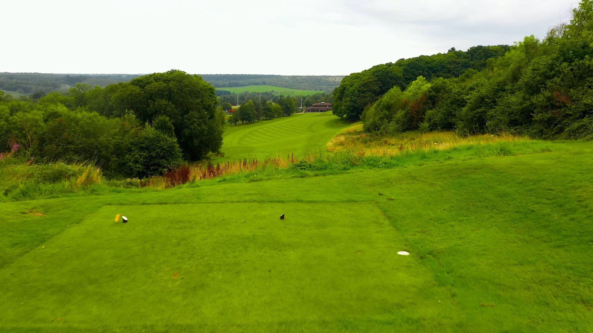 18th hole at ramsdale park showcasing a fairway at an 18 hole course in nottingham